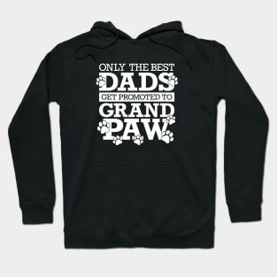 Only The Best Dads Get Promoted To Grandpaw Hoodie